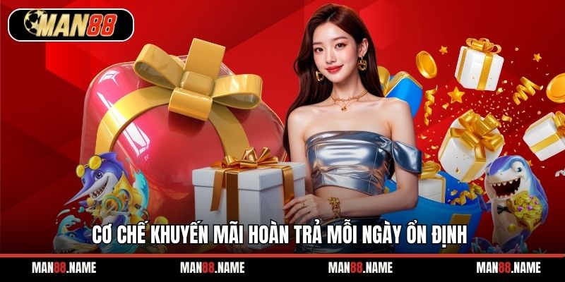 Cơ chế khuyến mãi hoàn trả mỗi ngày ổn định